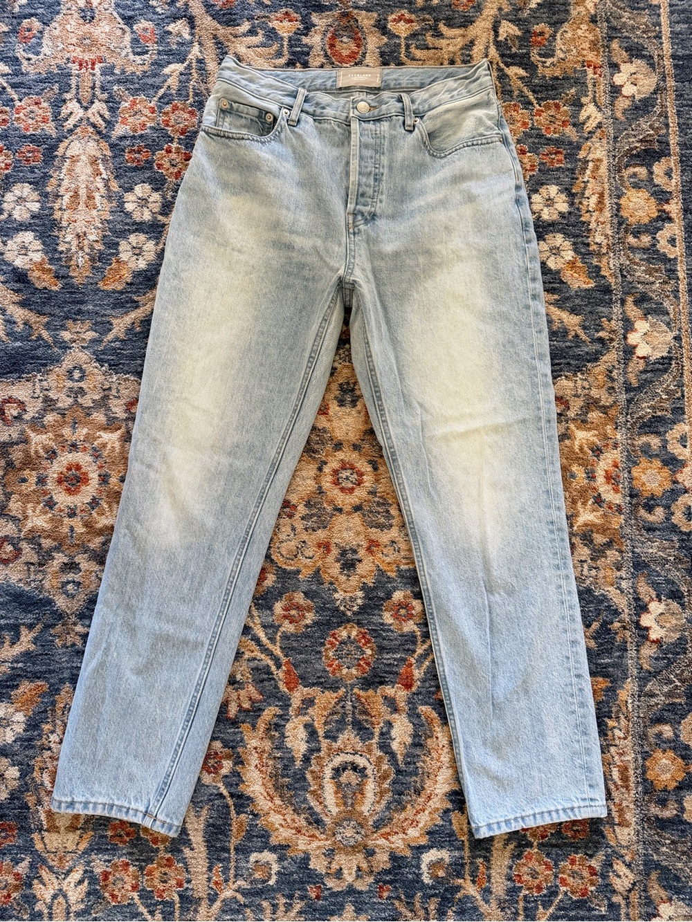 Everlane Light Blue Women’s Straight Leg Organic Denim Jeans Size 28